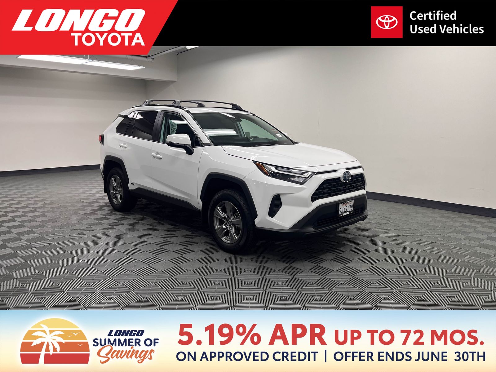 used 2024 Toyota RAV4 Hybrid car, priced at $35,288