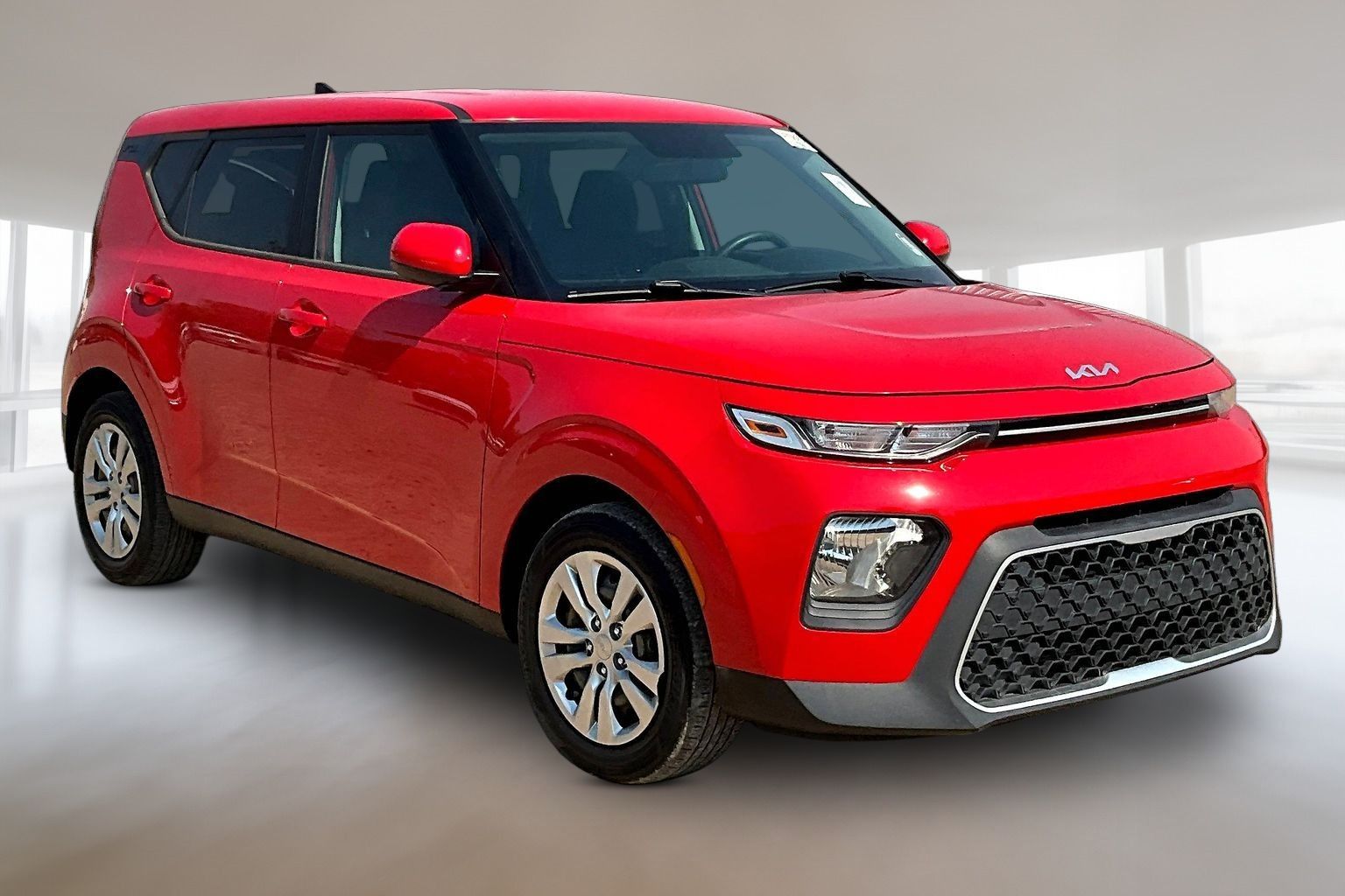 Inferno Red 2022 Kia Soul SUV / Crossover Front-Wheel Drive Continuously Variable Transmission