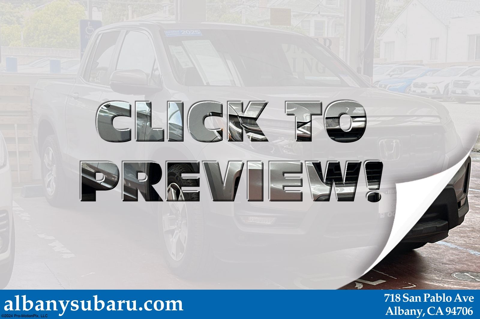 Solar Silver Metallic 2025 Honda Ridgeline RTL AWD Pickup Truck All-Wheel Drive 9-Speed Automatic