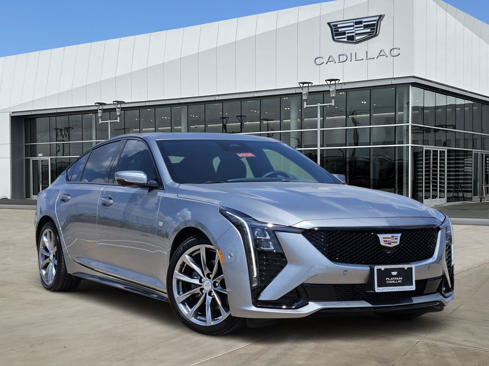 Argent Silver Metallic 2026 Cadillac CT5 Sedan Rear-Wheel Drive Automatic