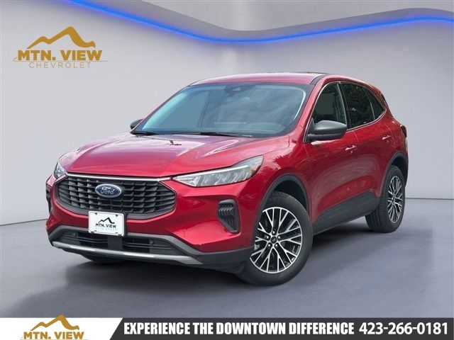 Red Metallic 2023 Ford Escape Hybrid SUV / Crossover All-Wheel Drive Continuously Variable Transmission