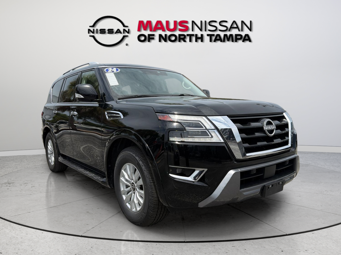 Super Black 2024 Nissan Armada SUV / Crossover Four-Wheel Drive 7-Speed Automatic