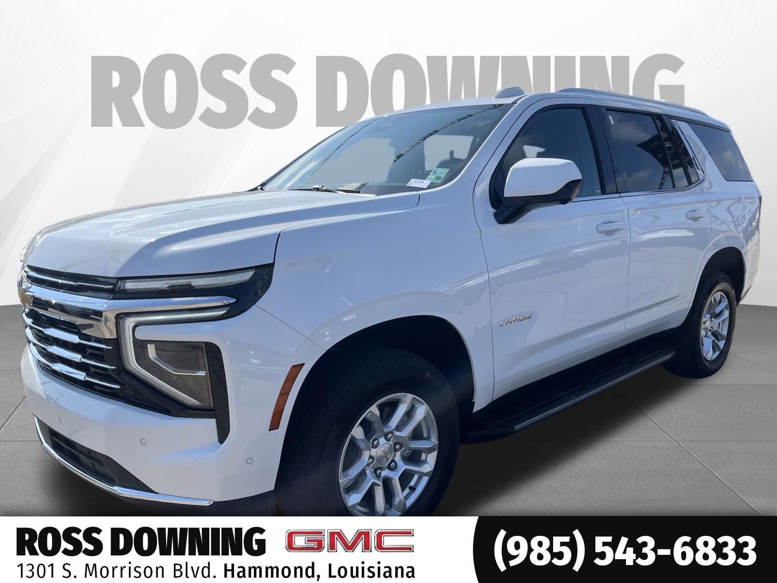 Summit White 2025 Chevrolet Tahoe SUV / Crossover 4X2