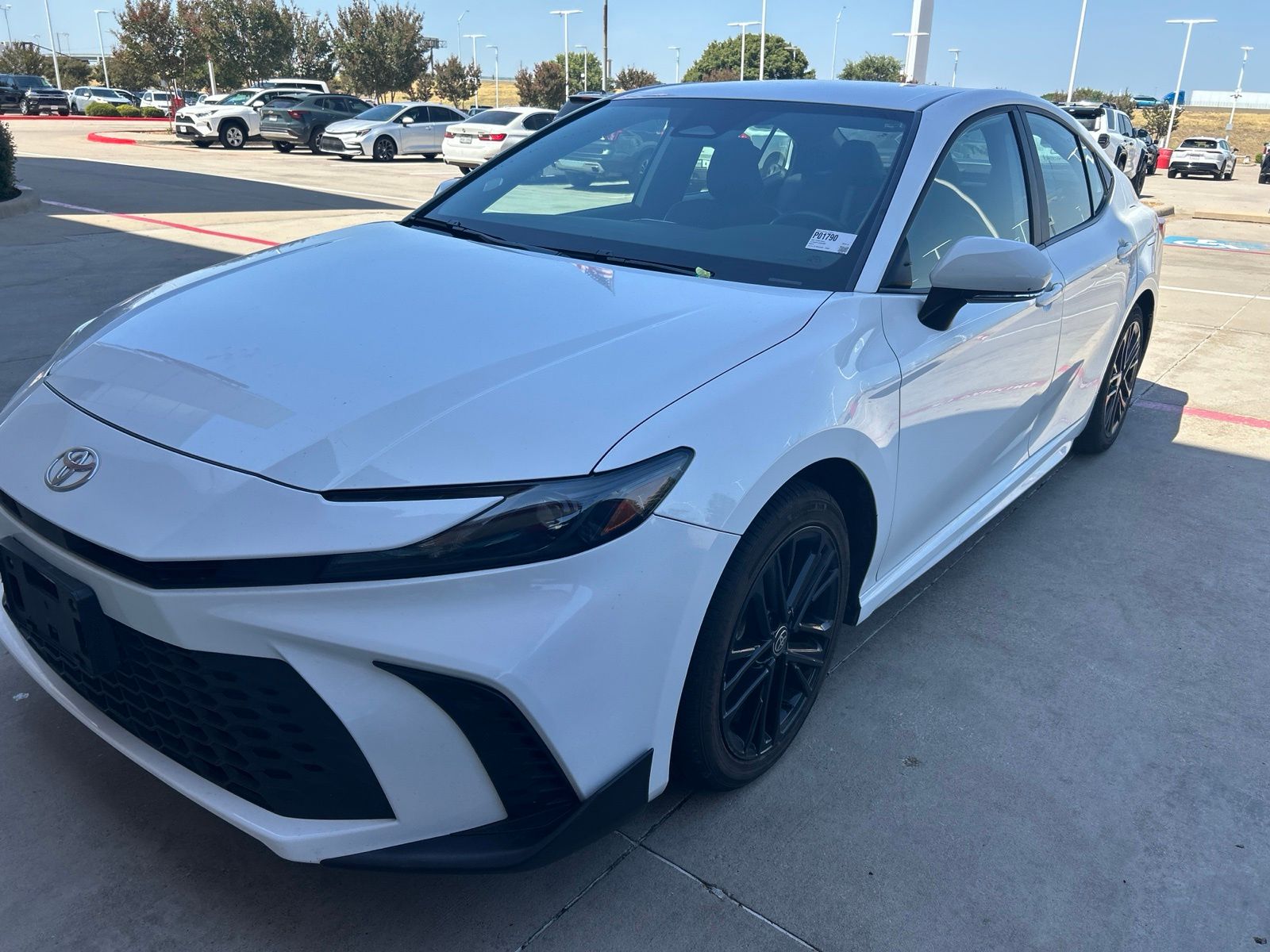 White (Wind Chill Pearl) 2025 Toyota Camry Sedan All-Wheel Drive Continuously Variable Transmission