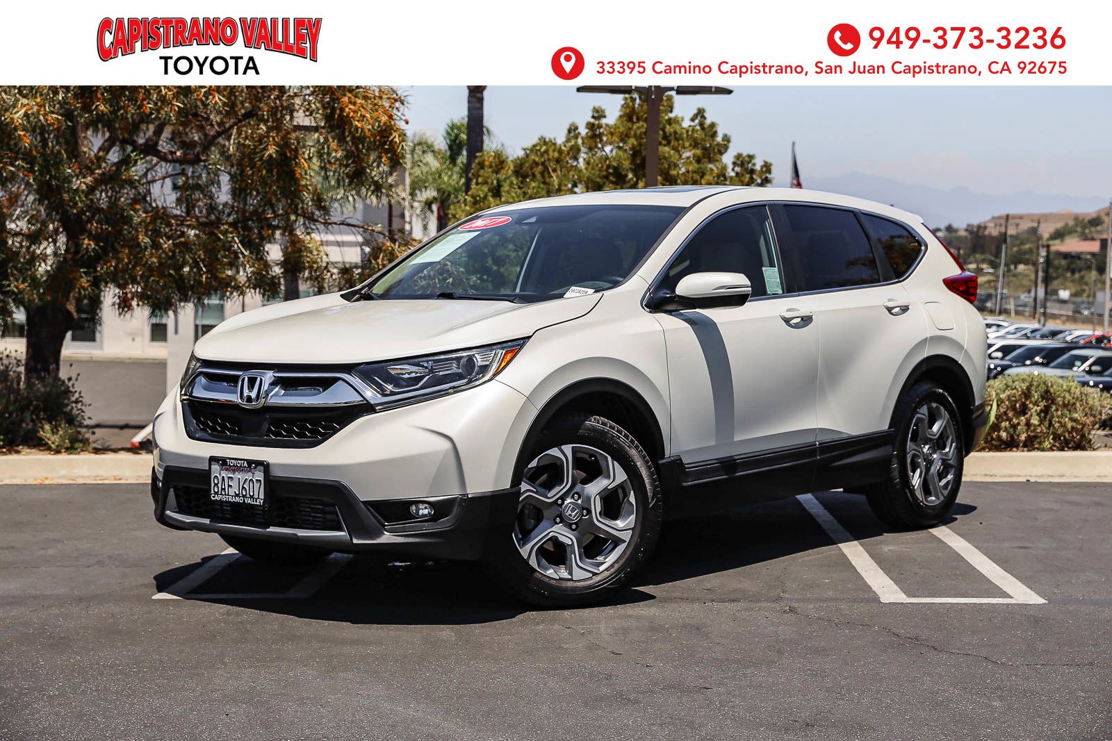 White Diamond Pearl 2017 Honda CR-V SUV / Crossover Front-Wheel Drive Continuously Variable Transmission
