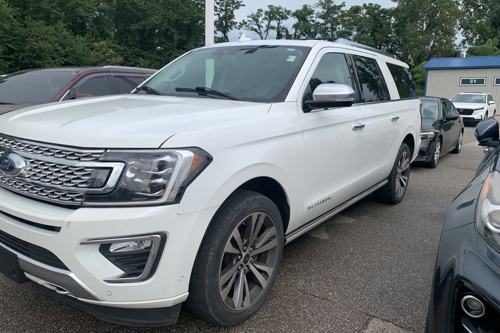 Star White Metallic Tri-Coat 2021 Ford Expedition SUV / Crossover Four-Wheel Drive Automatic