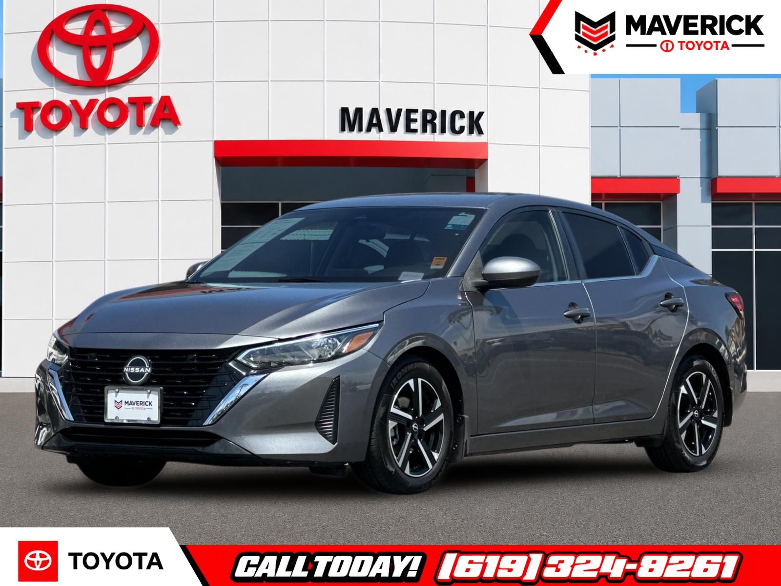 Gray (Gun Metallic) 2025 Nissan Sentra Sedan Front-Wheel Drive Continuously Variable Transmission