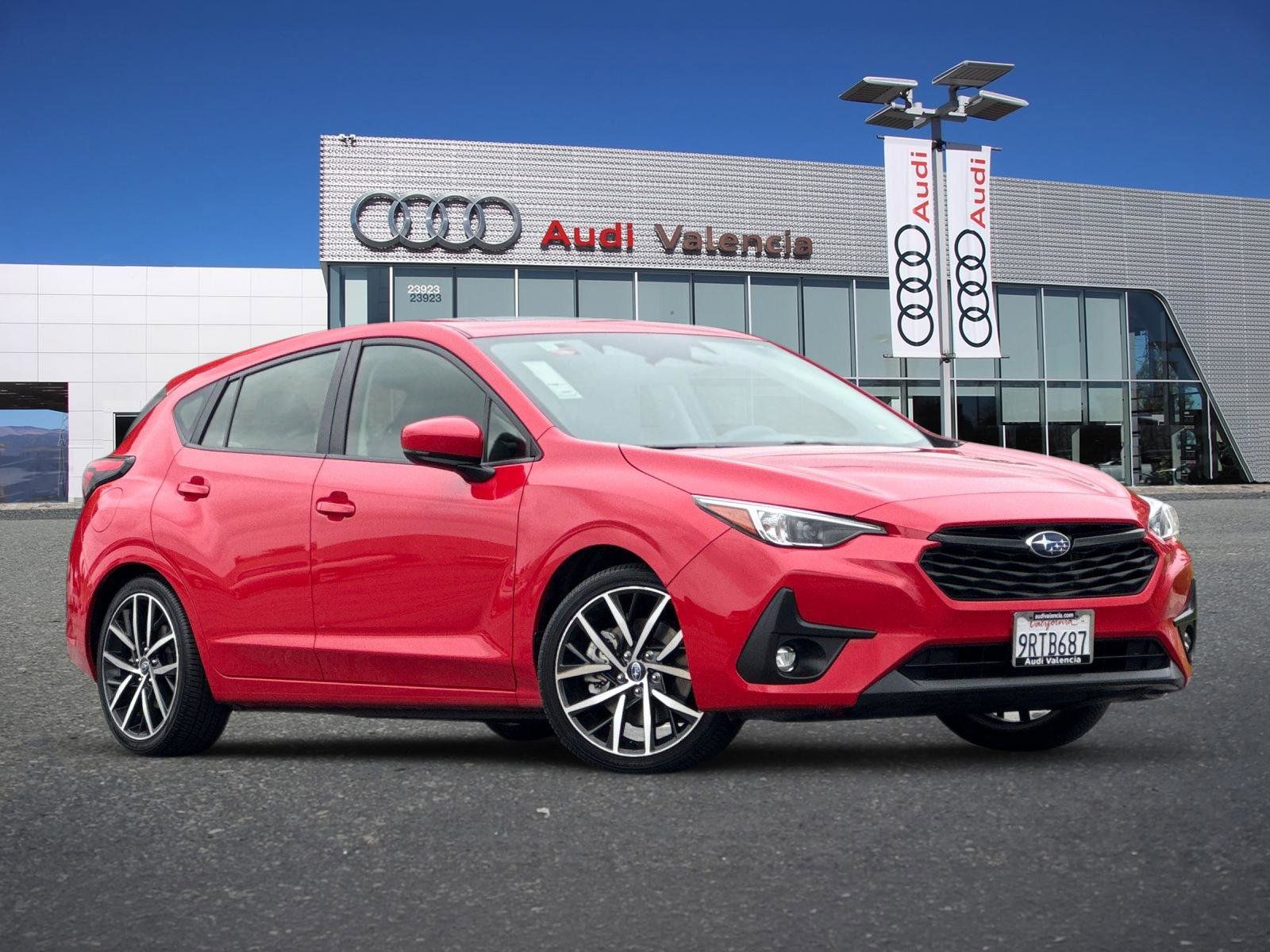 Pure Red 2024 Subaru Impreza Sport AWD Wagon All-Wheel Drive Continuously Variable Transmission