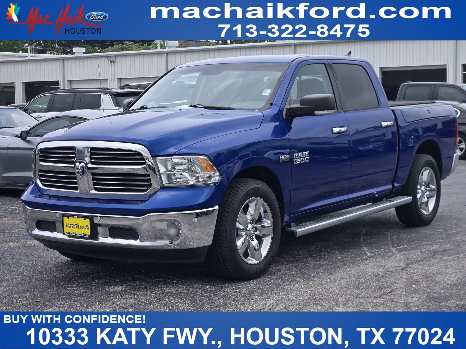 Blue Streak Pearlcoat 2015 RAM 1500 Lone Star Crew Cab RWD Pickup Truck 4X2 8-Speed Automatic