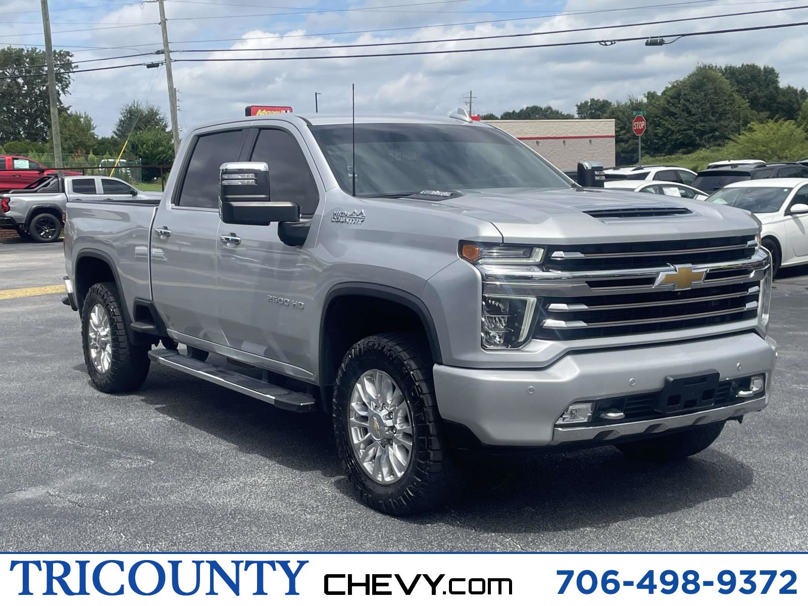 Silver Ice Metallic 2022 Chevrolet Silverado 2500HD Pickup Truck Four-Wheel Drive Automatic