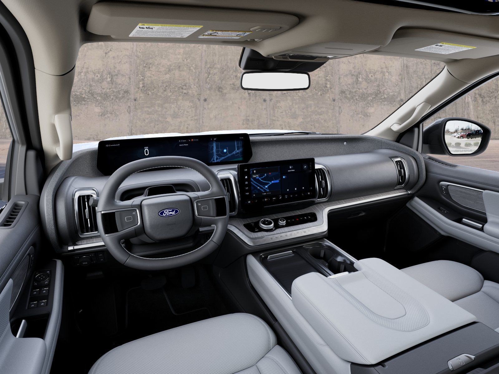 New 2027 Star White Metallic Tri-Coat Ford Platinum image 9