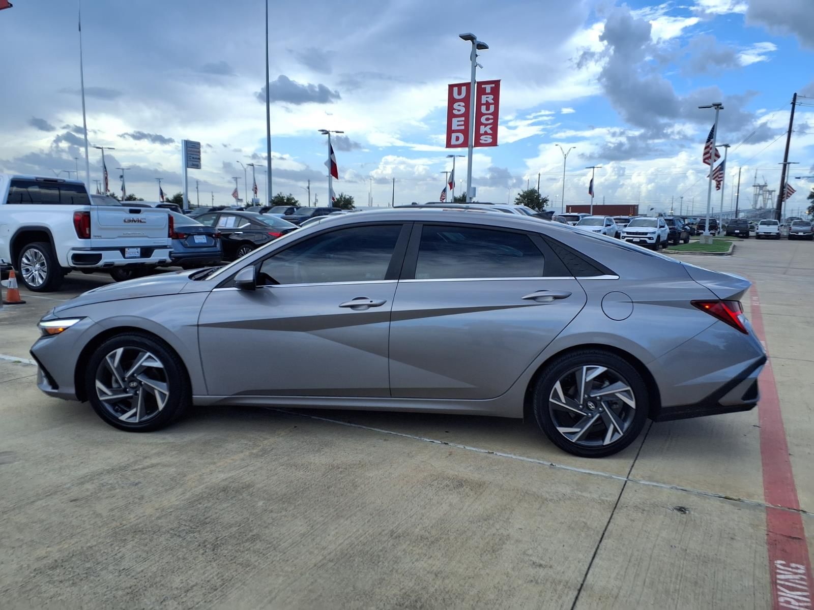 2024 Hyundai Elantra SEL Silver at Bayshore Chrysler Jeep Dodge Ram