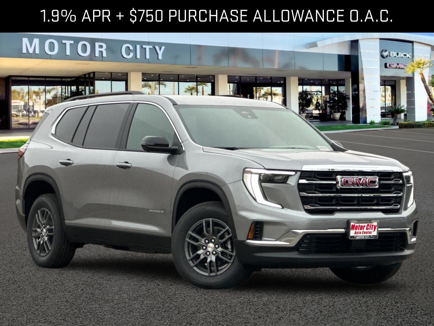 Sterling Metallic 2026 GMC Acadia Elevation FWD SUV / Crossover Front-Wheel Drive 8-Speed Automatic