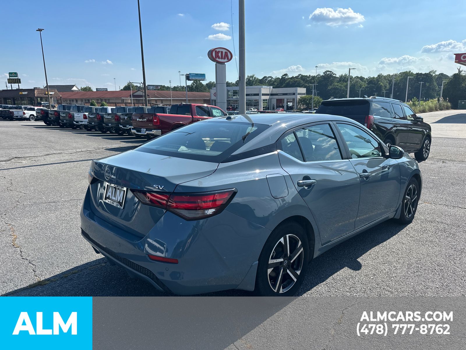 Used 2024 Atlantic Gray Metallic Nissan SV image 9