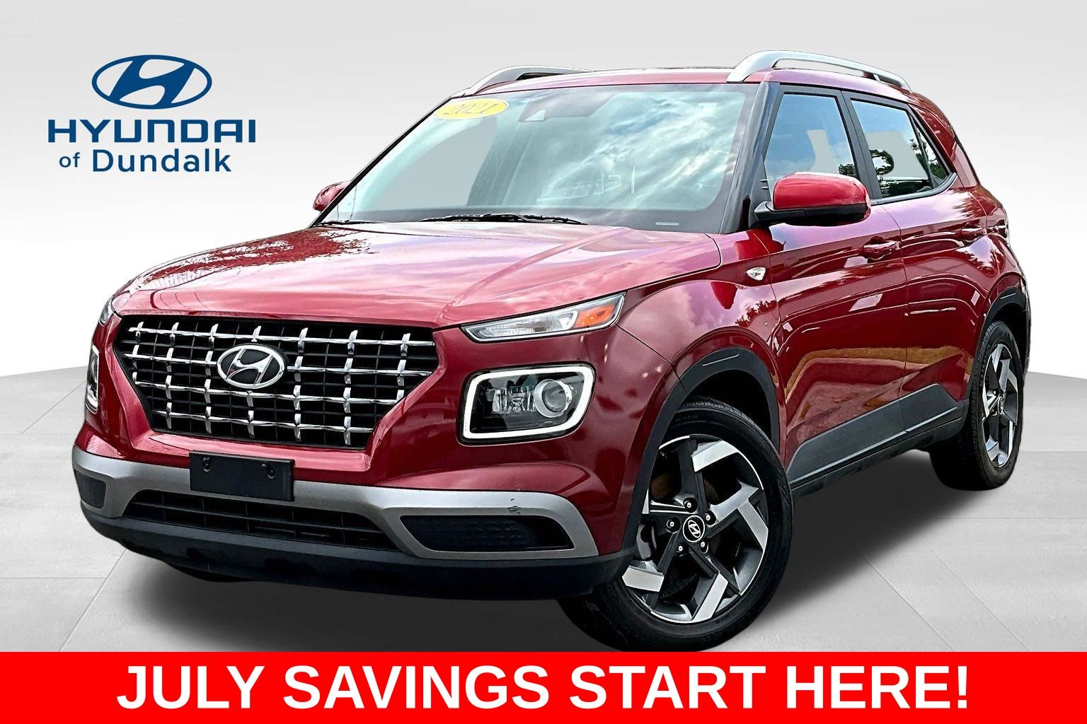 Scarlet Red Pearl 2021 Hyundai Venue SUV / Crossover Front-Wheel Drive Continuously Variable Transmission