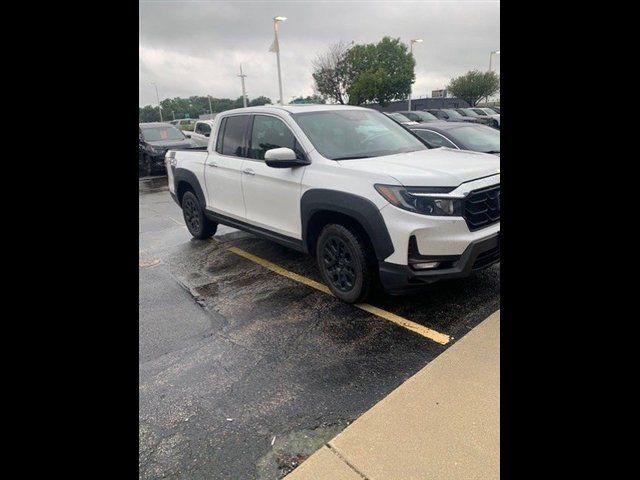 Platinum White Pearl 2022 Honda Ridgeline Pickup Truck All-Wheel Drive 9-Speed Automatic