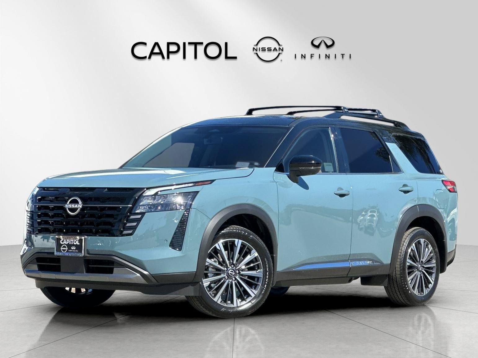 Baltic Teal/Super Black 2026 Nissan Pathfinder SUV / Crossover All-Wheel Drive 9-Speed Automatic