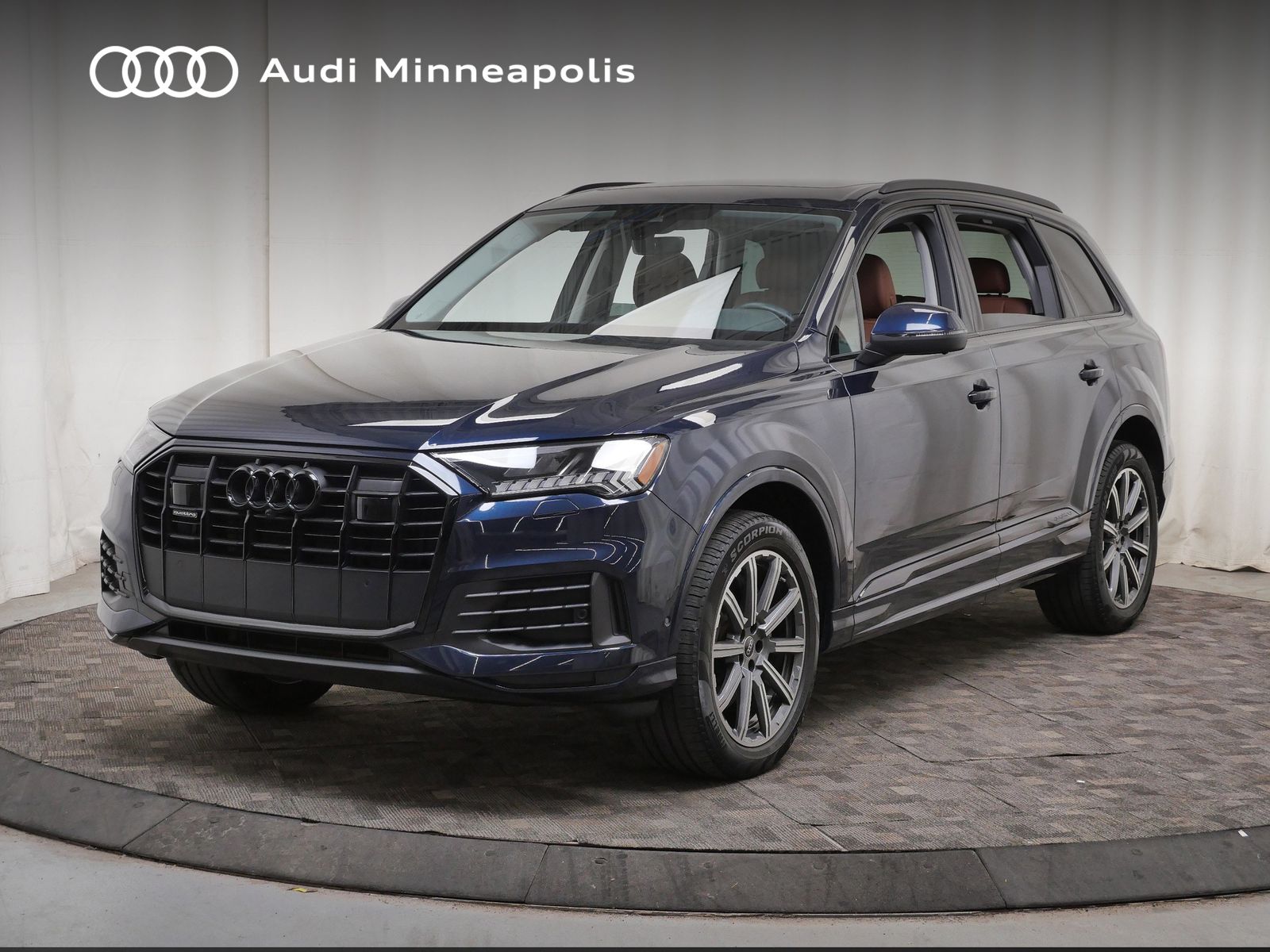 Waitomo Blue Metallic 2023 Audi Q7 SUV / Crossover All-Wheel Drive 8-Speed Automatic