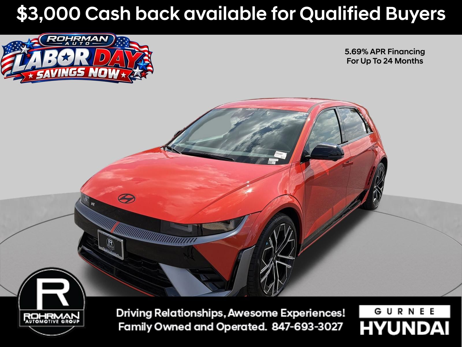 2026 Hyundai Ioniq 5 N Naranja (Soultronic Orange) SUV/Crossover Tracción en las cuatro ruedas 1 velocidad Automática