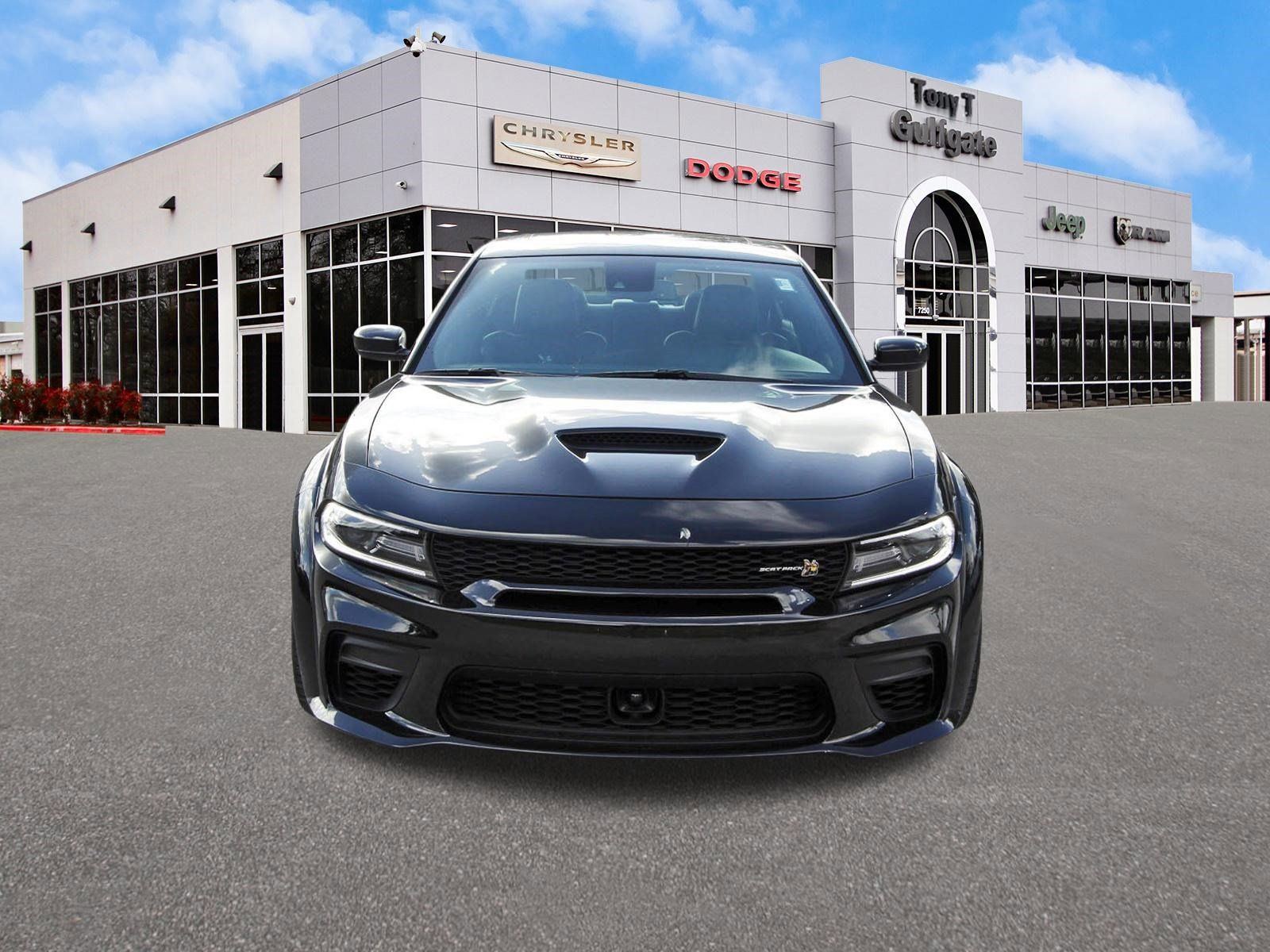 Black 2021 Dodge Charger Scat Pack Widebody RWD Sedan Rear-Wheel Drive Automatic