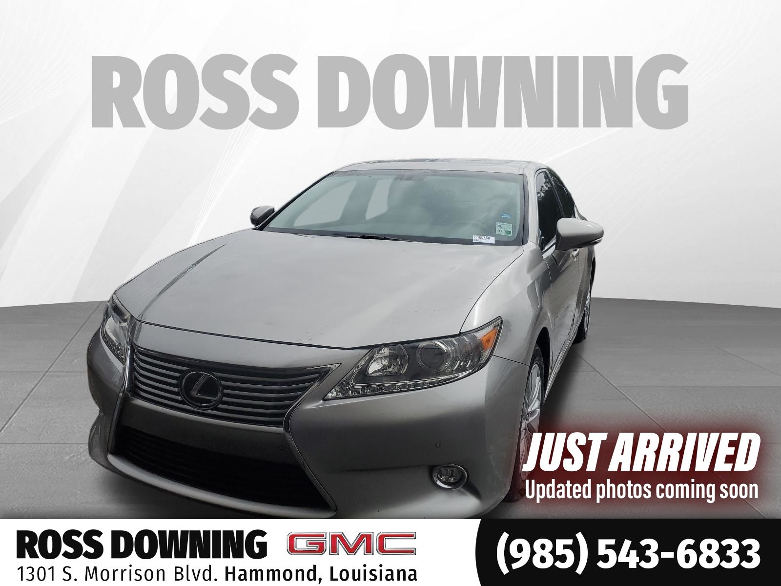 Silver 2015 Lexus ES 350 FWD Sedan Front-Wheel Drive 6-Speed Automatic
