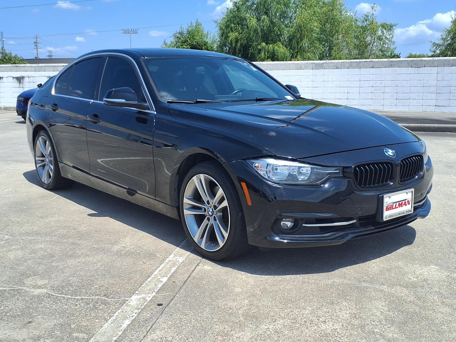 Jet Black 2017 BMW 3 Series Sedan Rear-Wheel Drive 8-Speed Automatic