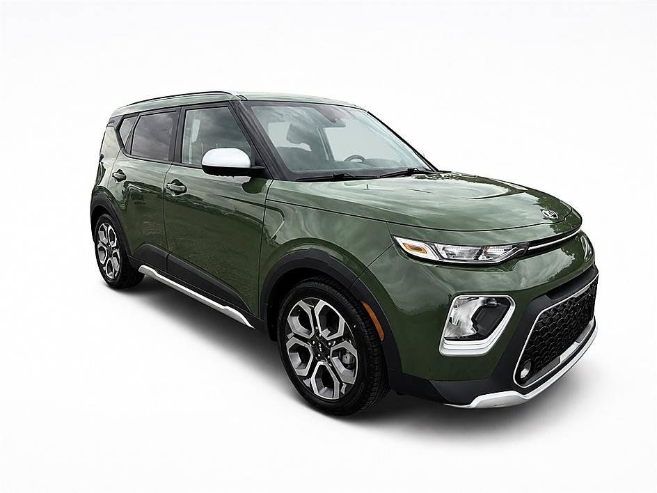 Undercover Green 2021 Kia Soul SUV / Crossover Front-Wheel Drive Continuously Variable Transmission