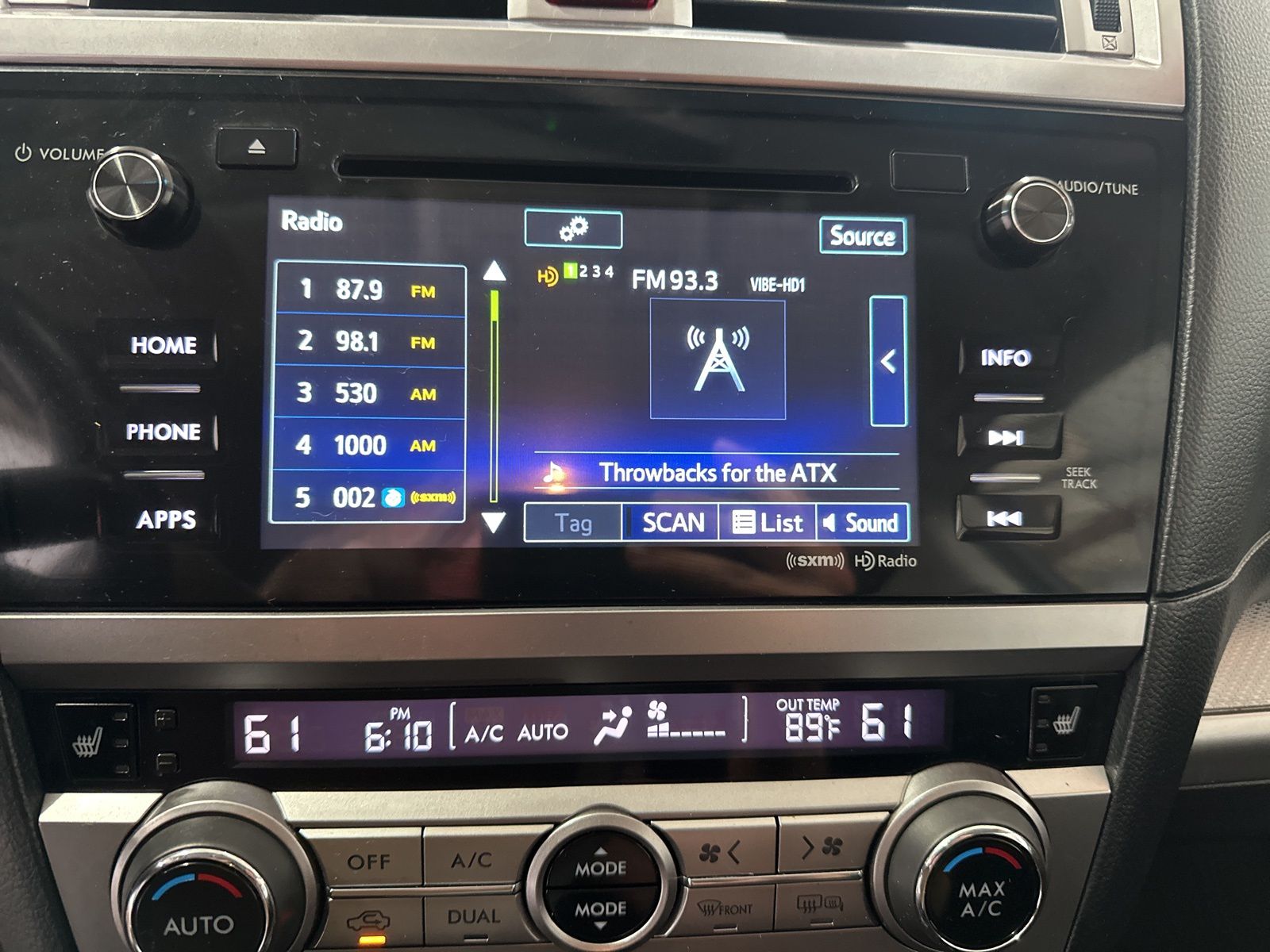 Used Car 2017 Subaru Outback  2.5i Premium For Sale Under $20,000 In Austin, Texas