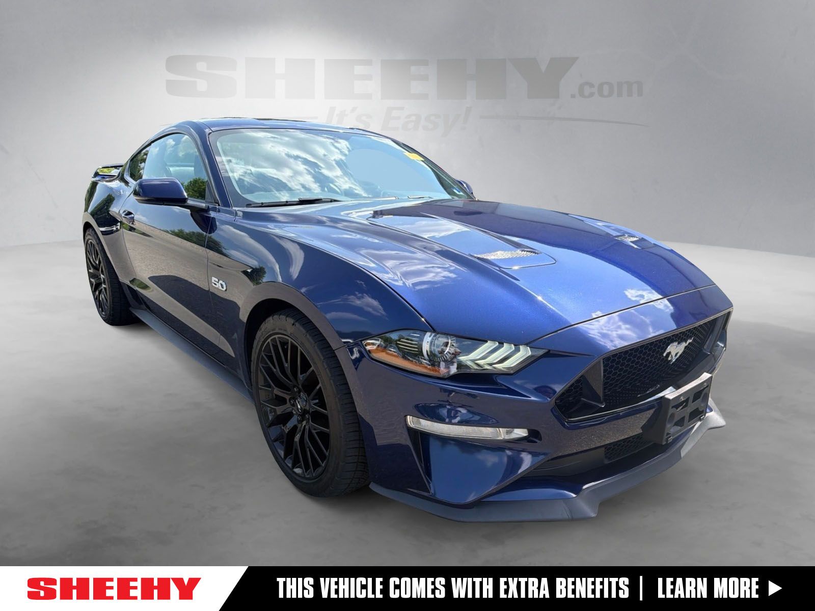 Kona Blue Metallic 2020 Ford Mustang Coupe Rear-Wheel Drive 6-Speed Manual