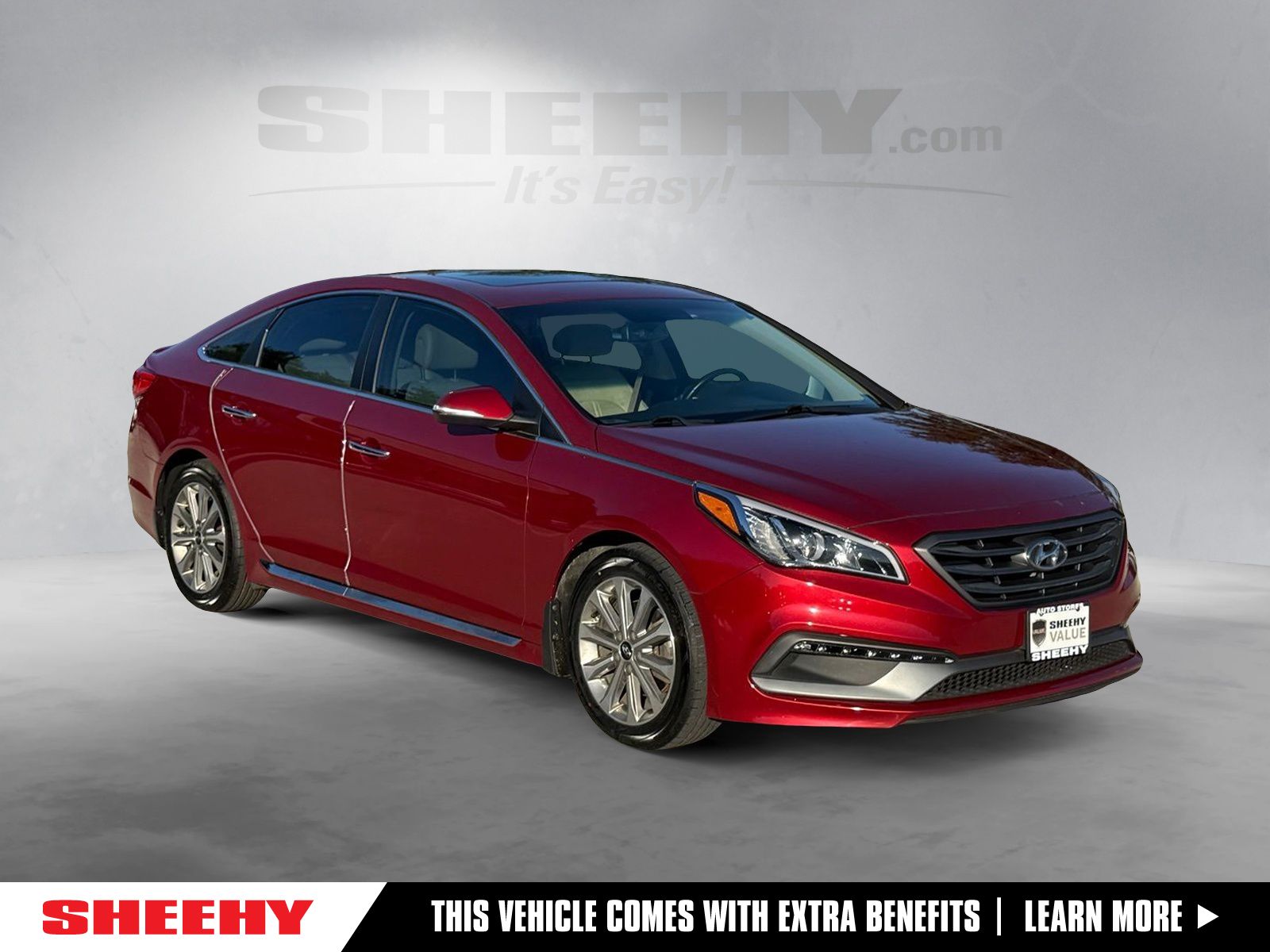 Venetian Red 2016 Hyundai Sonata Sedan Front-Wheel Drive 6-Speed Automatic
