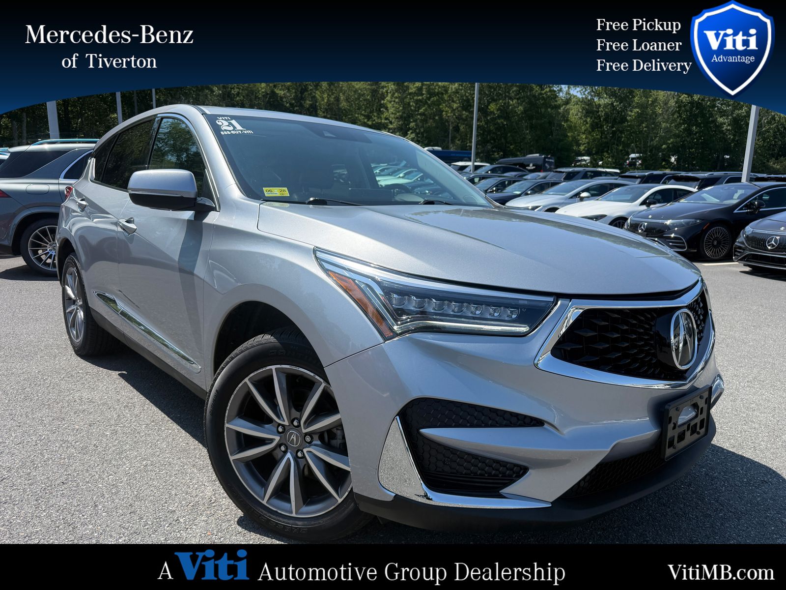 Lunar Silver Metallic 2021 Acura RDX SUV / Crossover All-Wheel Drive Automatic