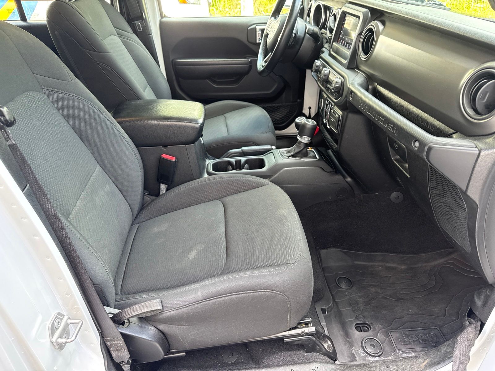 Used 2021 Bright White Clearcoat Jeep Unlimited Willys image 34