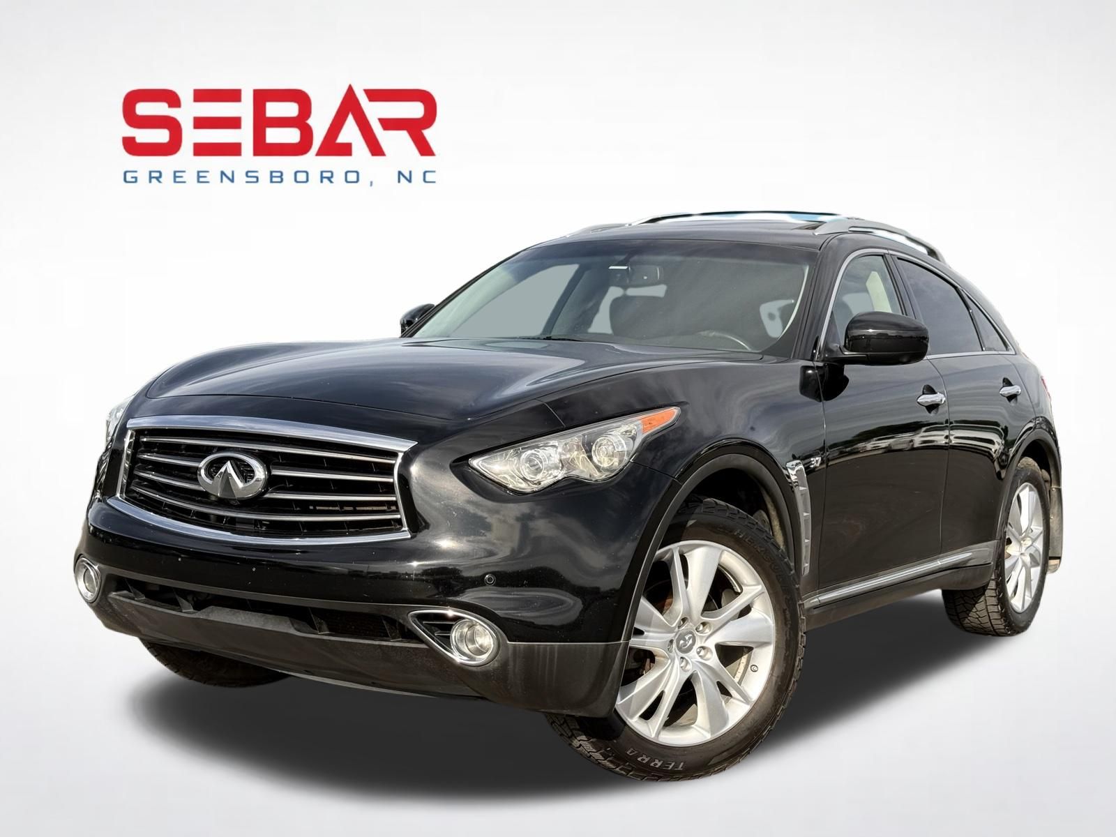 Black Obsidian 2014 INFINITI QX70 SUV / Crossover 7-Speed Automatic