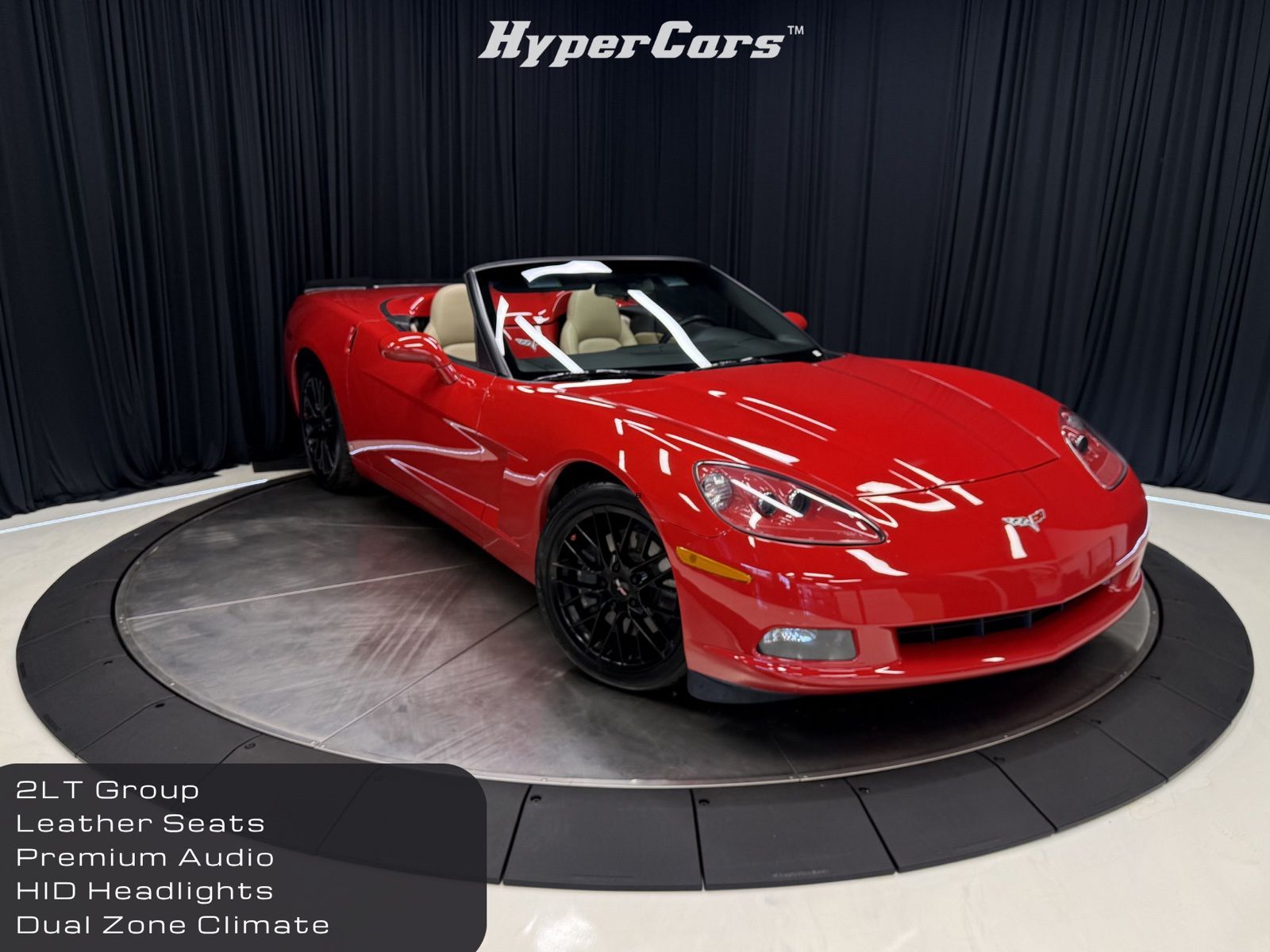 Victory Red 2006 Chevrolet Corvette Convertible RWD Convertible Rear-Wheel Drive 6-Speed Automatic