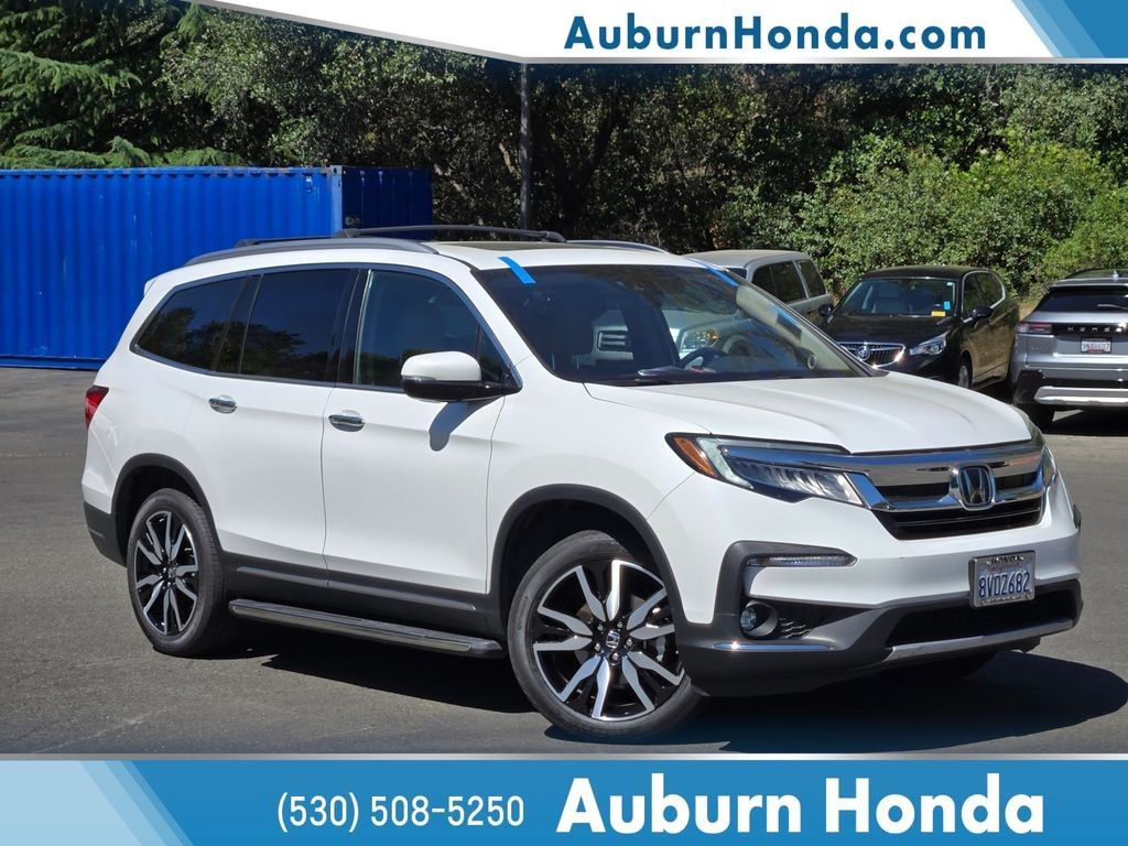 Platinum White Pearl 2021 Honda Pilot Elite AWD SUV / Crossover All-Wheel Drive 9-Speed Automatic
