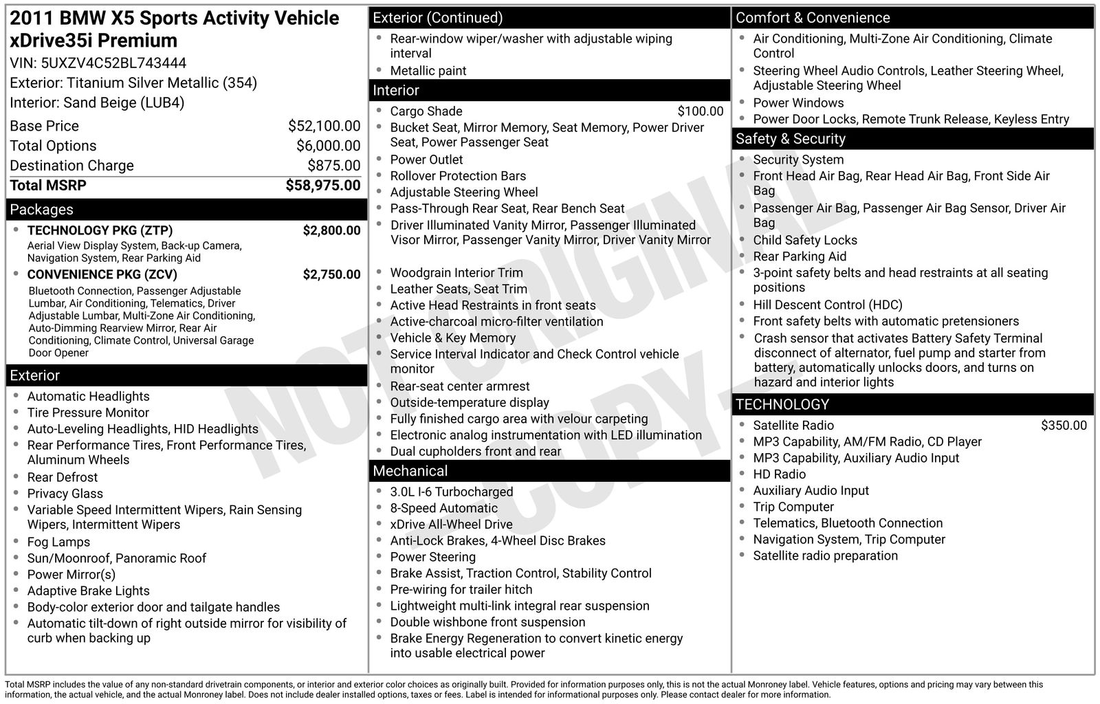 Used Car 2011 Bmw X5  Xdrive35i For Sale Under $10,000 In Austin, Texas