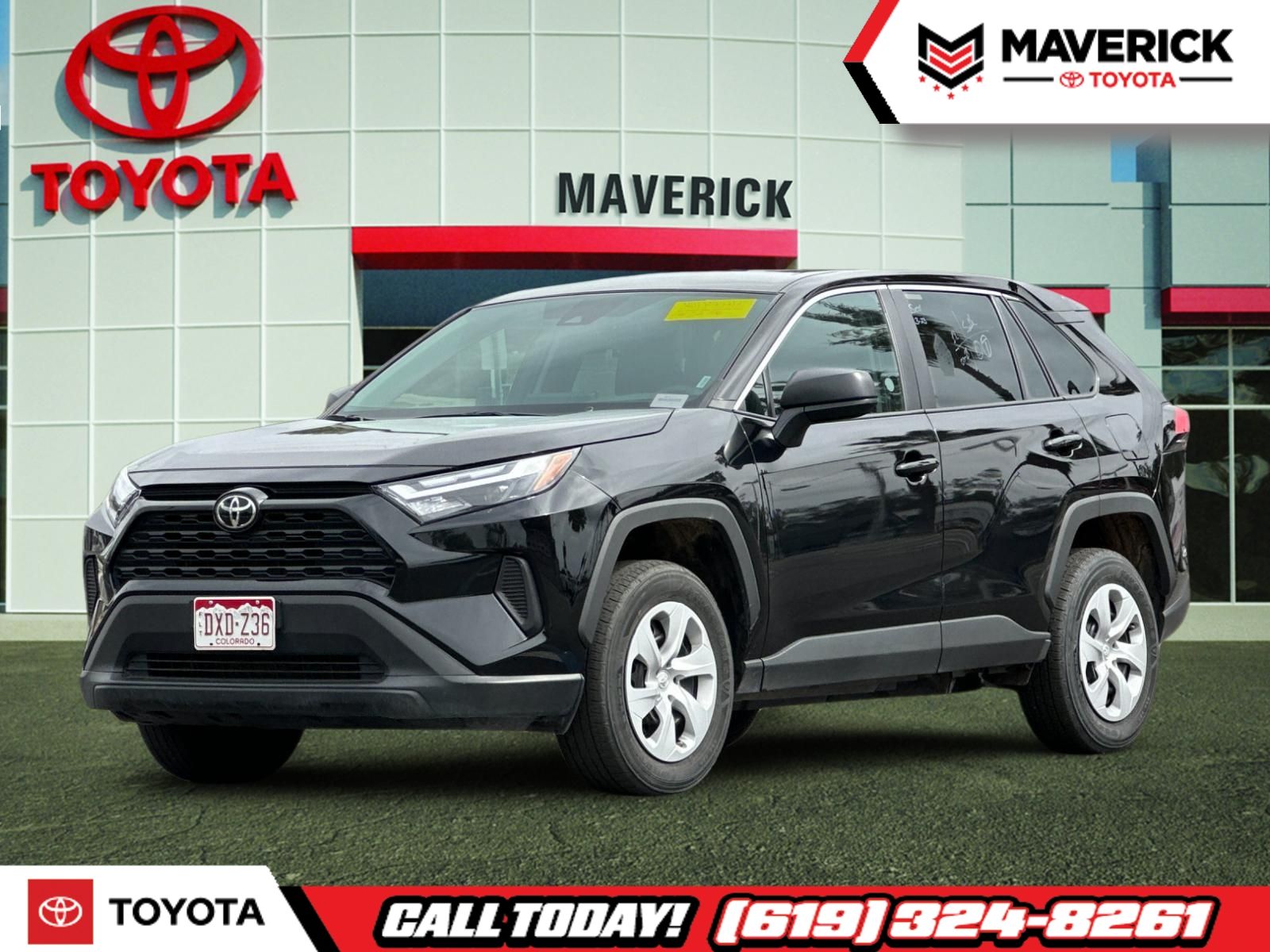 Midnight Black 2025 Toyota RAV4 LE AWD SUV / Crossover All-Wheel Drive 8-Speed Automatic