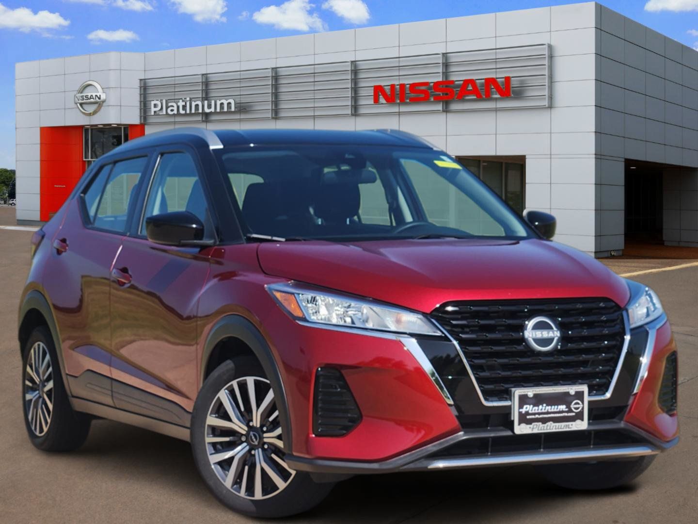 Red (Scarlet Ember Tintcoat/Super Black) 2023 Nissan Kicks SUV / Crossover Front-Wheel Drive Continuously Variable Transmission