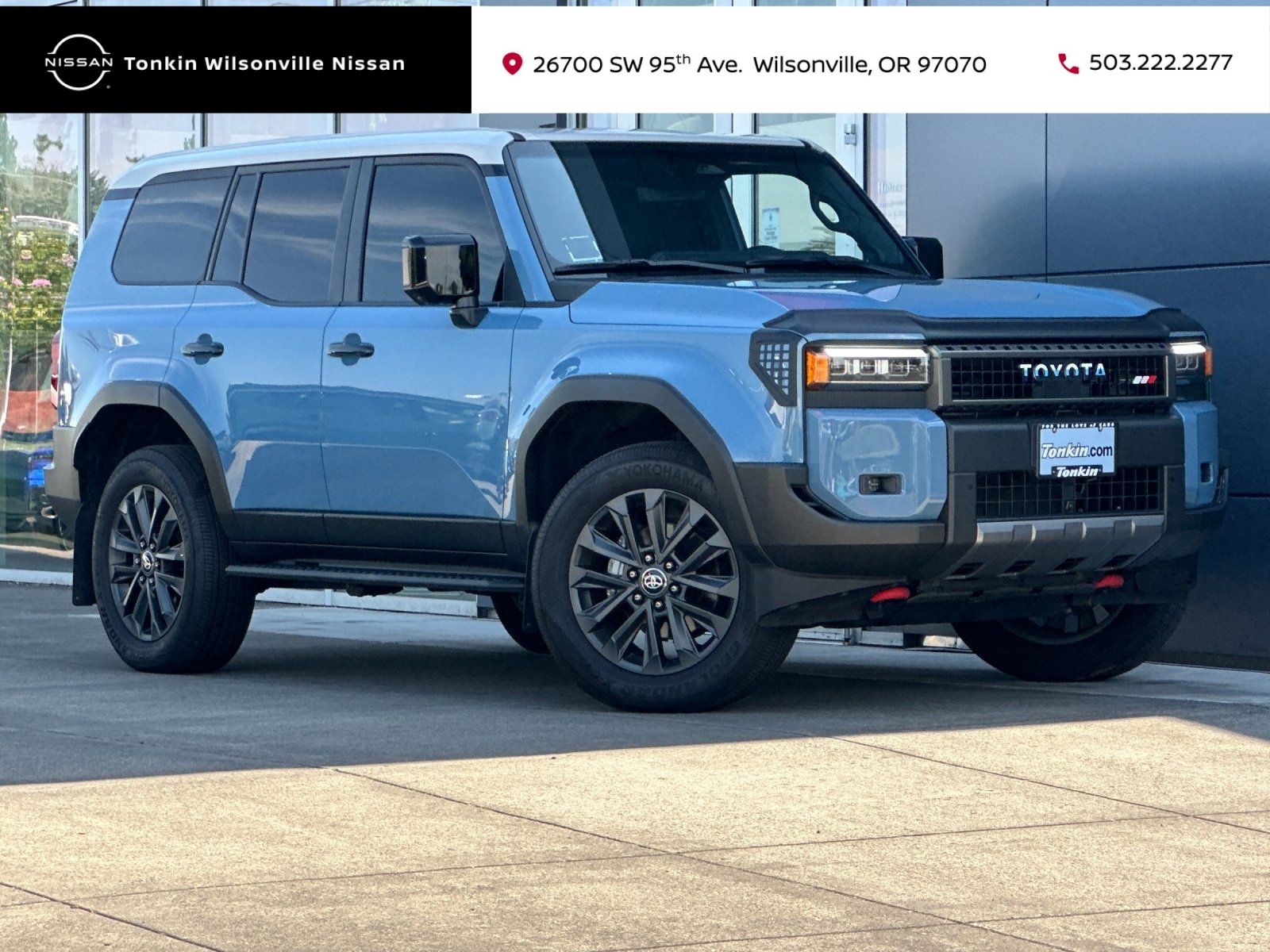 Blue / Gray 2025 Toyota Land Cruiser SUV / Crossover Four-Wheel Drive 8-Speed Automatic