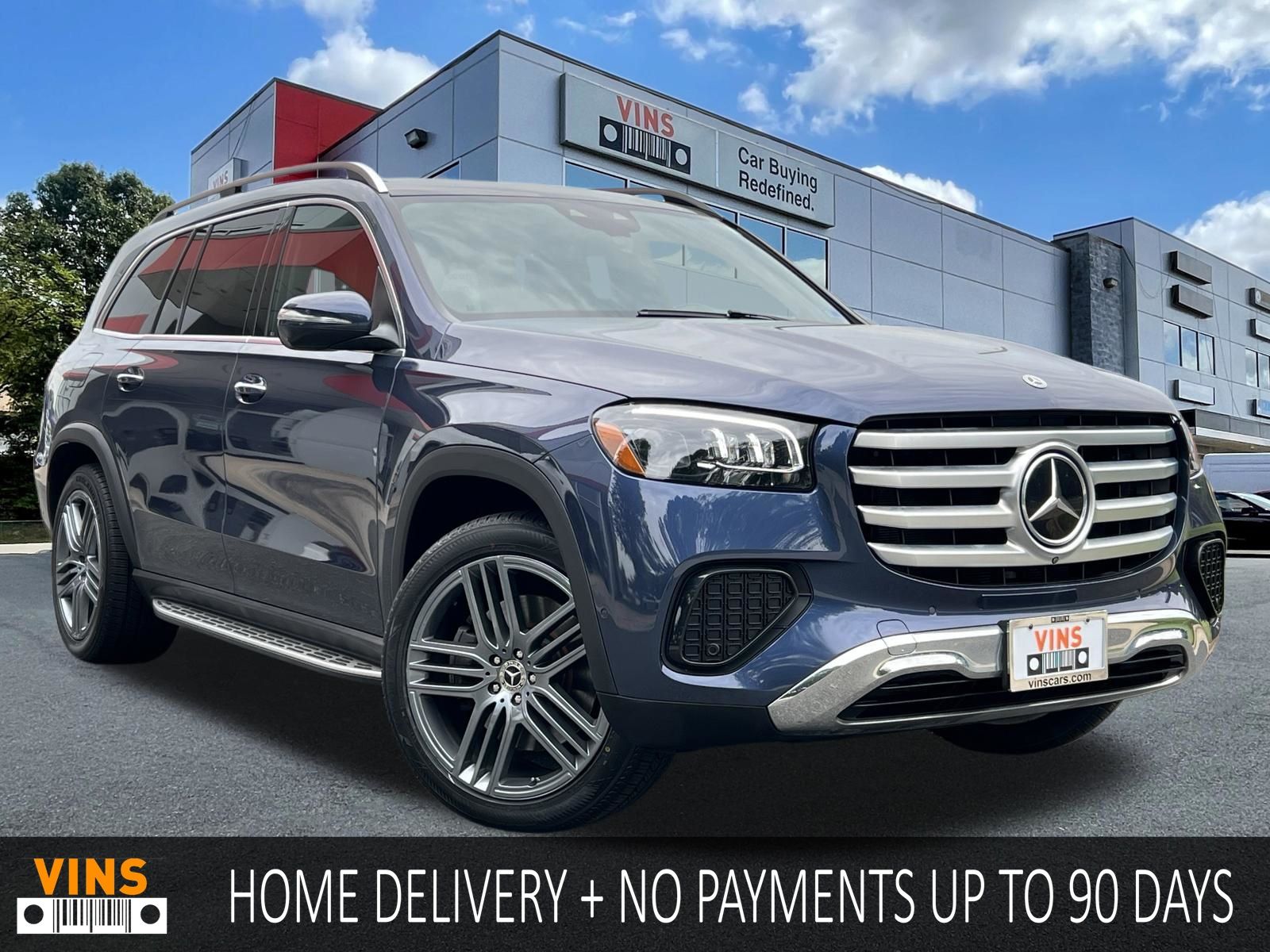 Blue 2024 Mercedes-Benz GLS SUV / Crossover All-Wheel Drive 9-Speed Automatic
