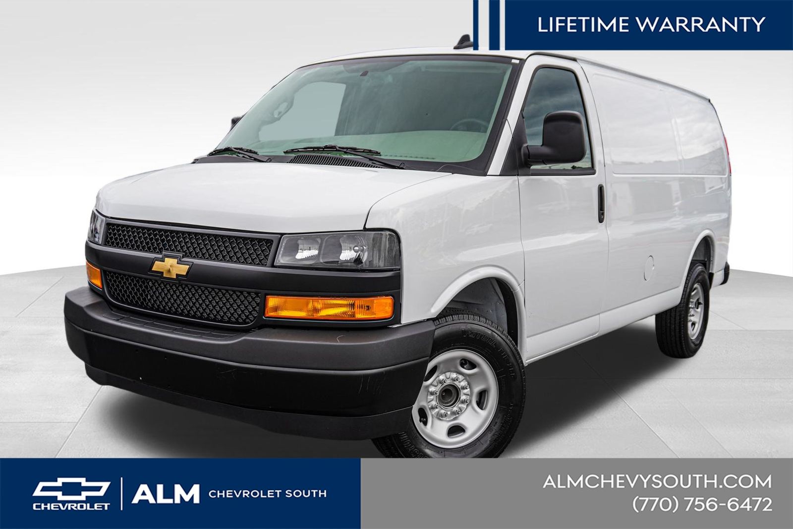 Summit White 2025 Chevrolet Express Cargo 2500 RWD Van Rear-Wheel Drive 8-Speed Automatic Overdrive