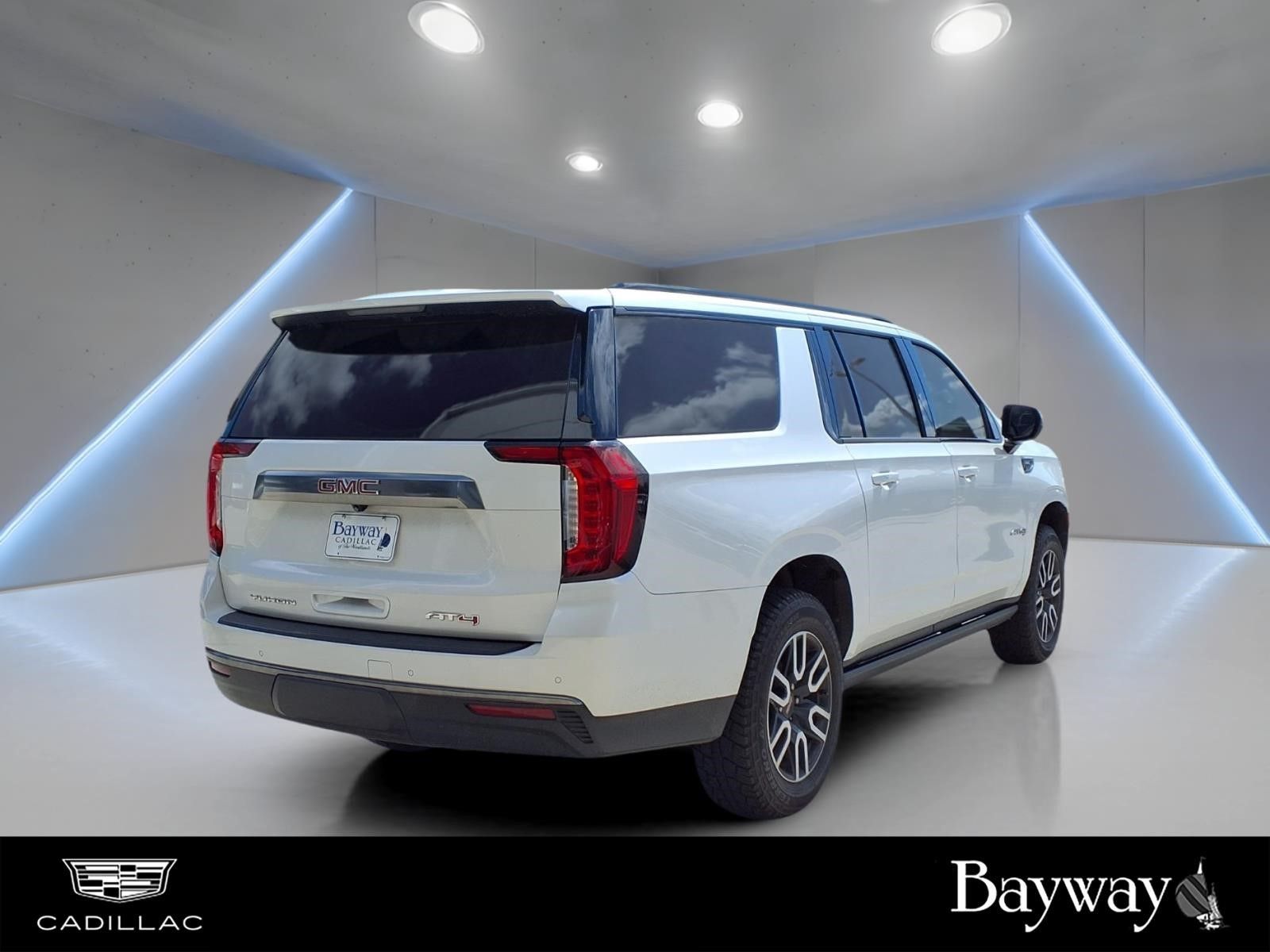2021 GMC Yukon XL AT4 White at Classic Chevrolet Galveston