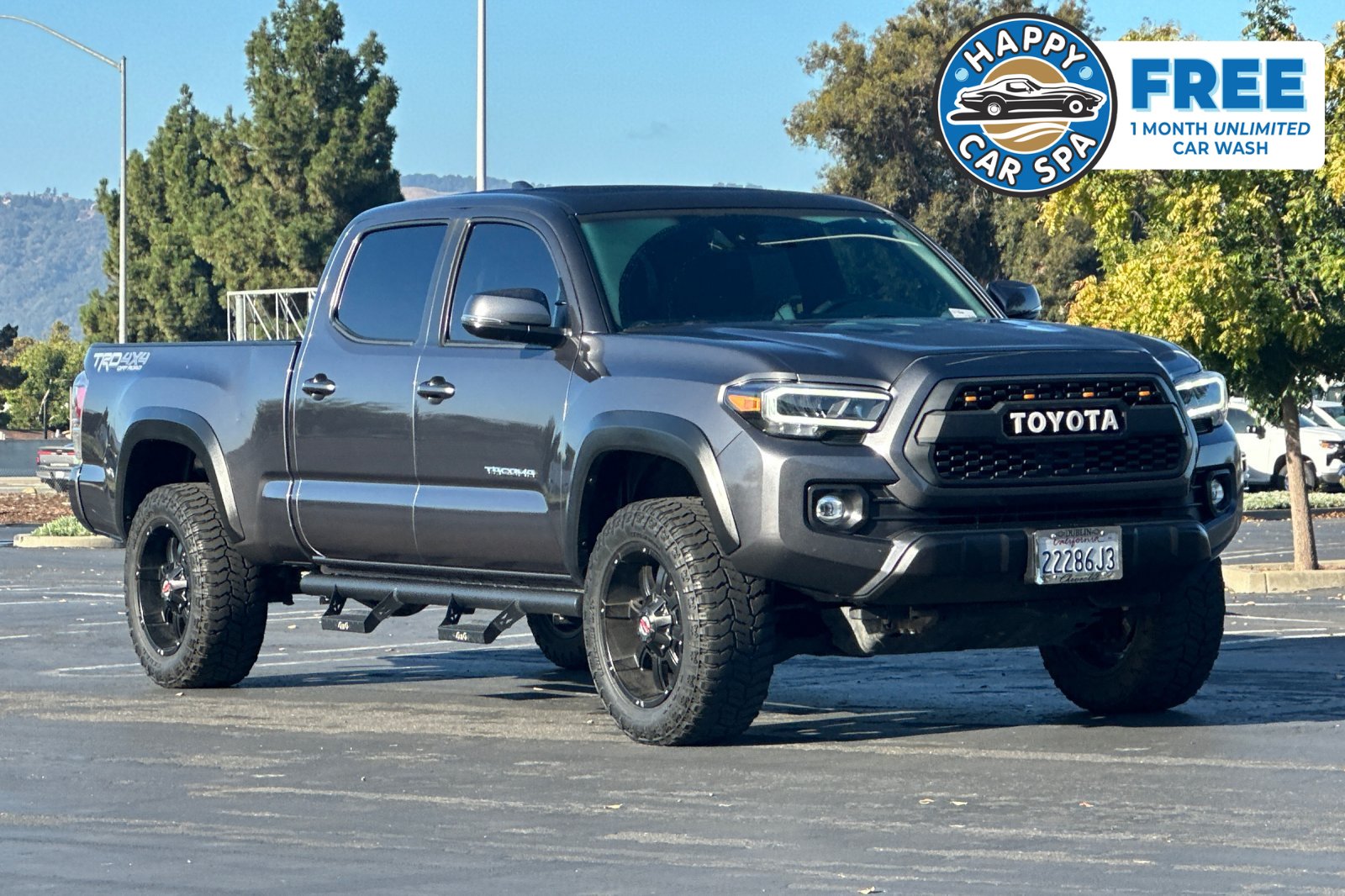 Magnetic Gray Metallic 2021 Toyota Tacoma Pickup Truck Four-Wheel Drive 6-Speed Automatic