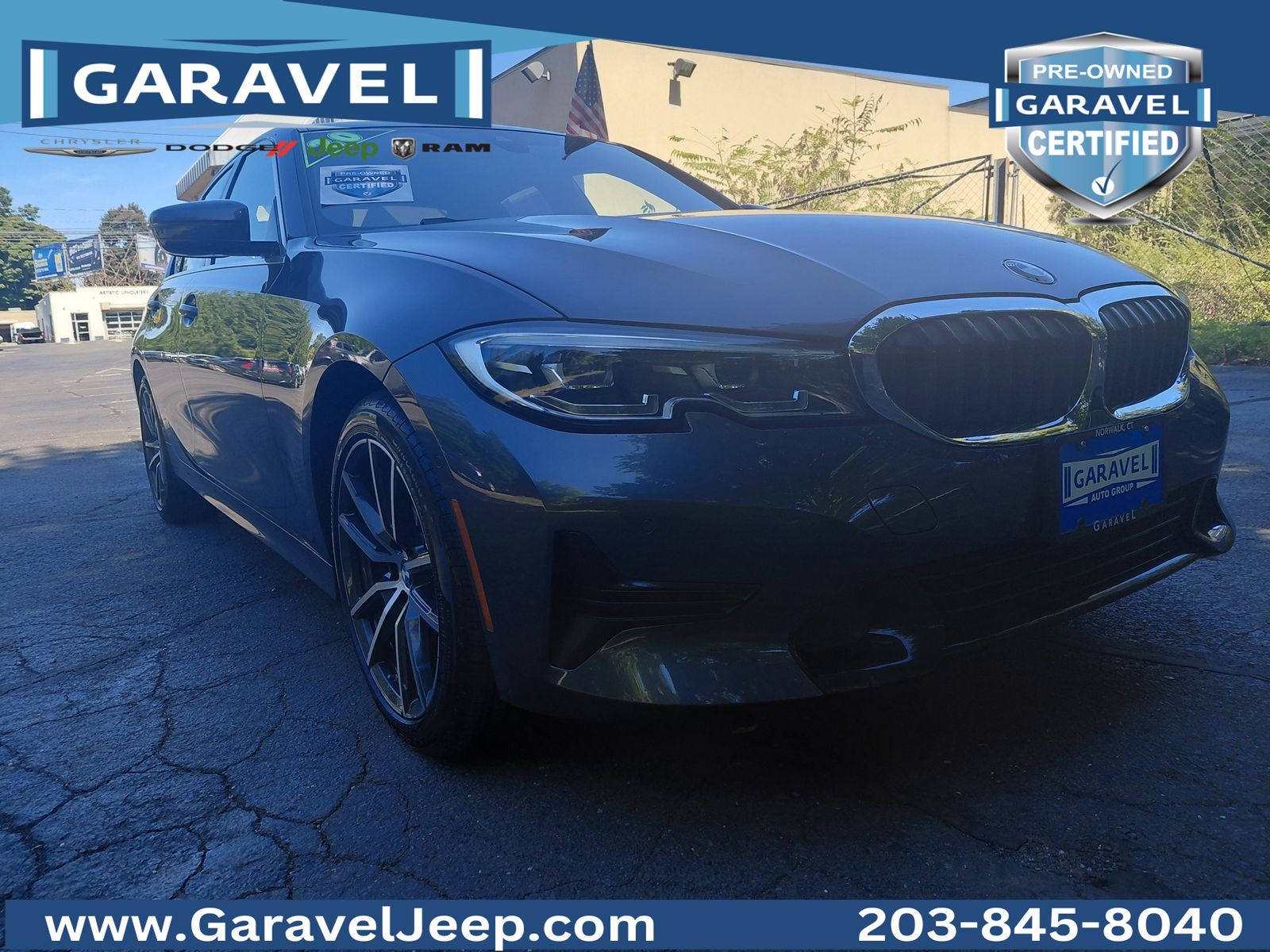 Mineral Gray Metallic 2020 BMW 3 Series Sedan All-Wheel Drive 8-Speed Automatic