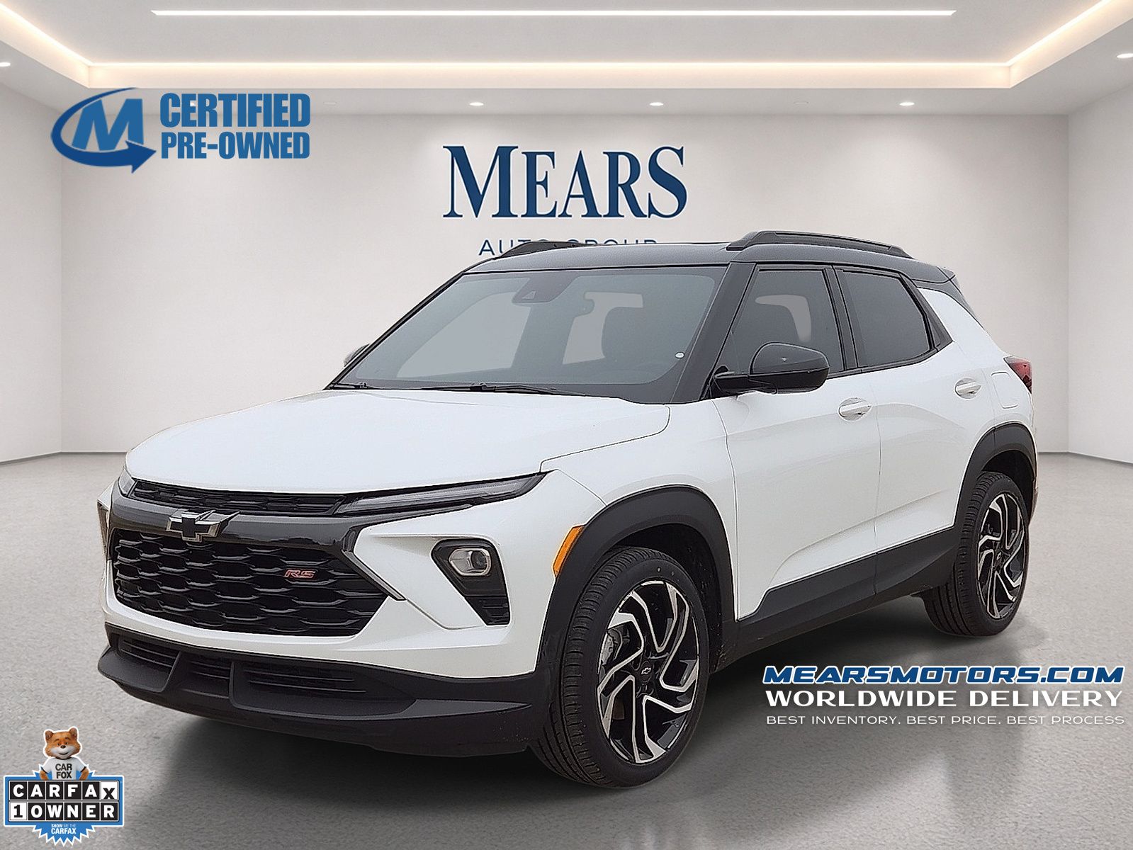 White (Iridescent Pearl Tricoat) 2025 Chevrolet Trailblazer SUV / Crossover Front-Wheel Drive Continuously Variable Transmission