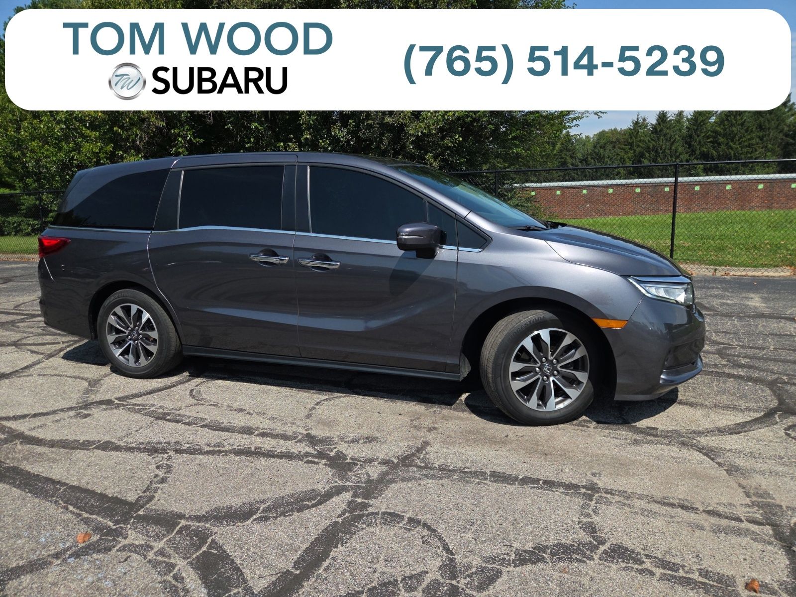 Gray 2021 Honda Odyssey Minivan Front-Wheel Drive Automatic