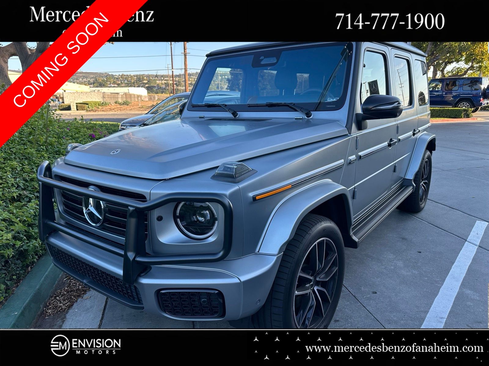 Gray (MANUFAKTUR Platinum Magno) 2026 Mercedes-Benz G-Class SUV / Crossover All-Wheel Drive 9-Speed Automatic