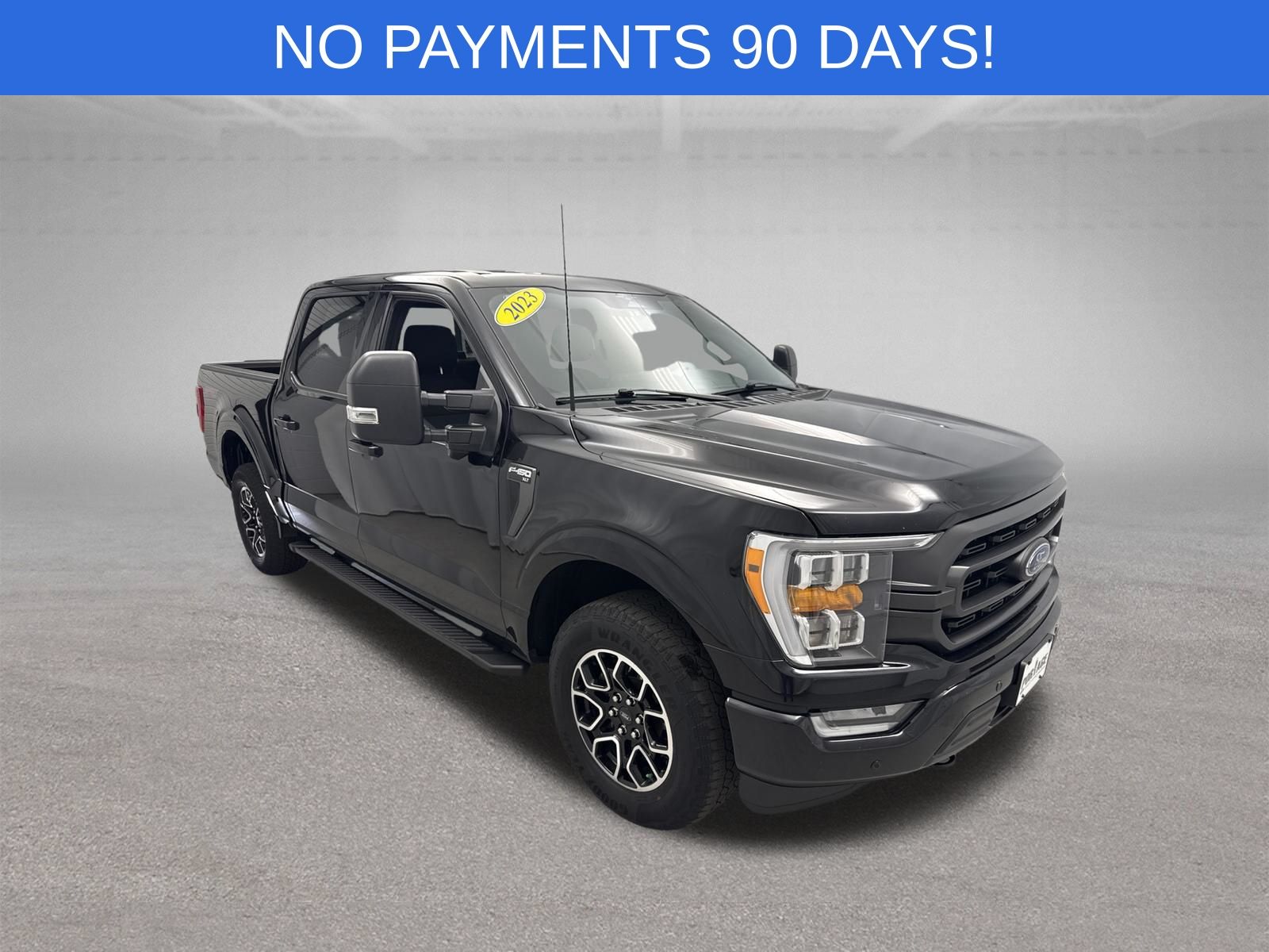 Black Metallic 2023 Ford F-150 Pickup Truck Four-Wheel Drive Automatic