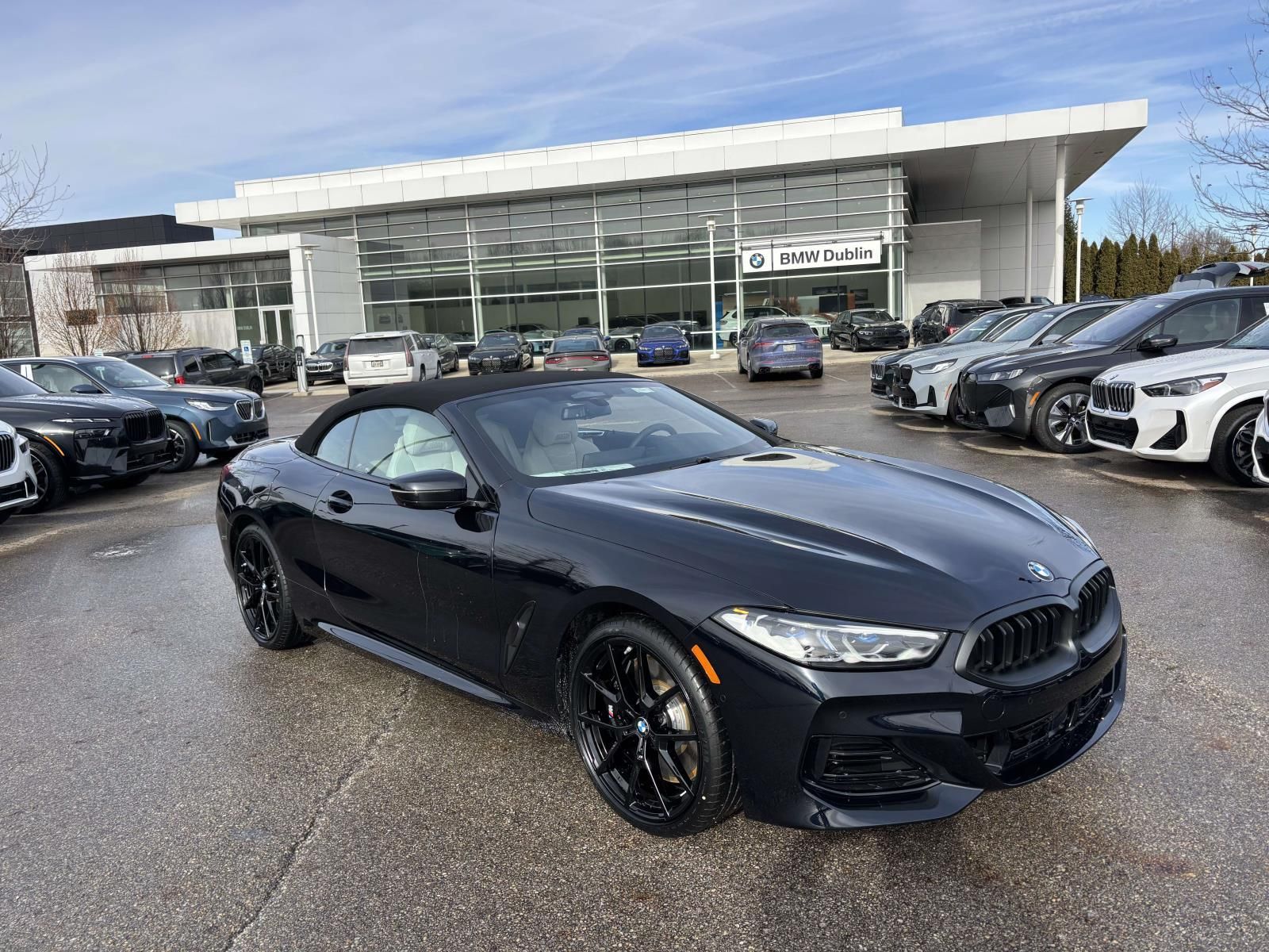 Carbon Black Metallic 2026 BMW 8 Series 840i Convertible xDrive Convertible All-Wheel Drive 8-Speed Automatic