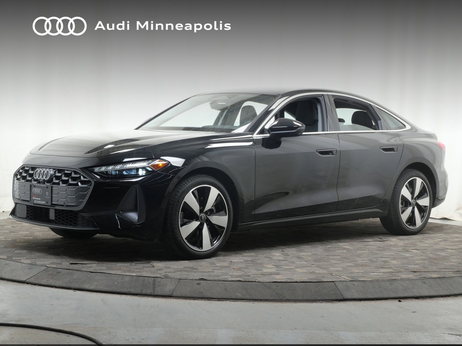 Mythos Black Metallic 2025 Audi A5 quattro Premium Plus Sedan Sedan All-Wheel Drive 7-Speed Automatic